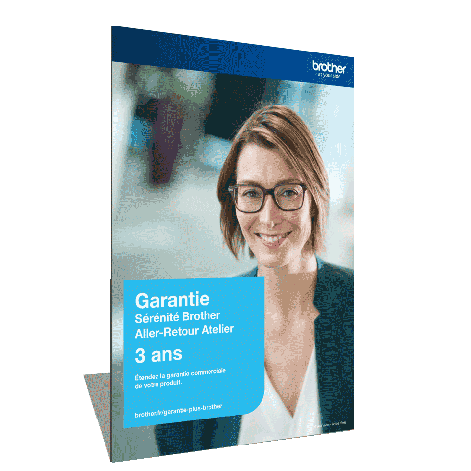 Extension Garantie Plus Sérénité Brother - Aller-Retour Atelier - 3 ans - GSER3ARB